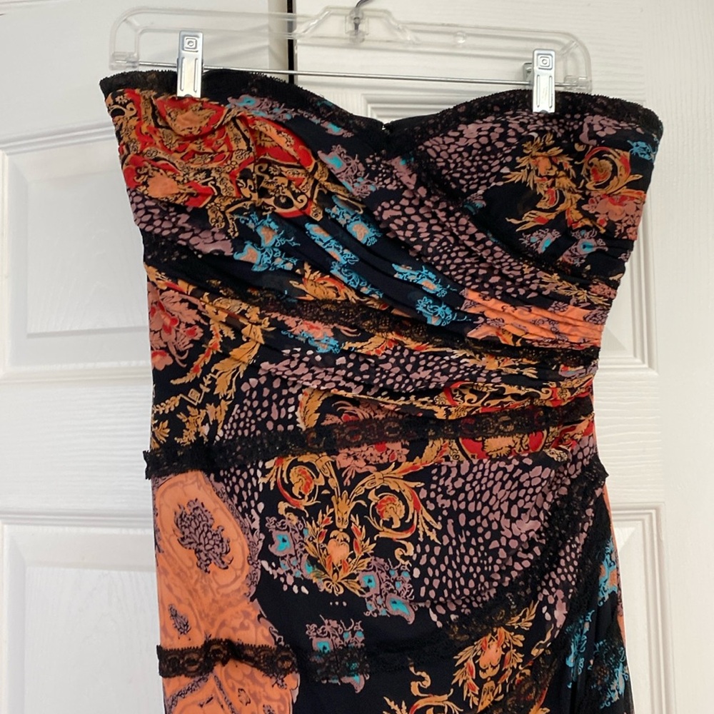 Vintage Kay Unger strapless gown size 6